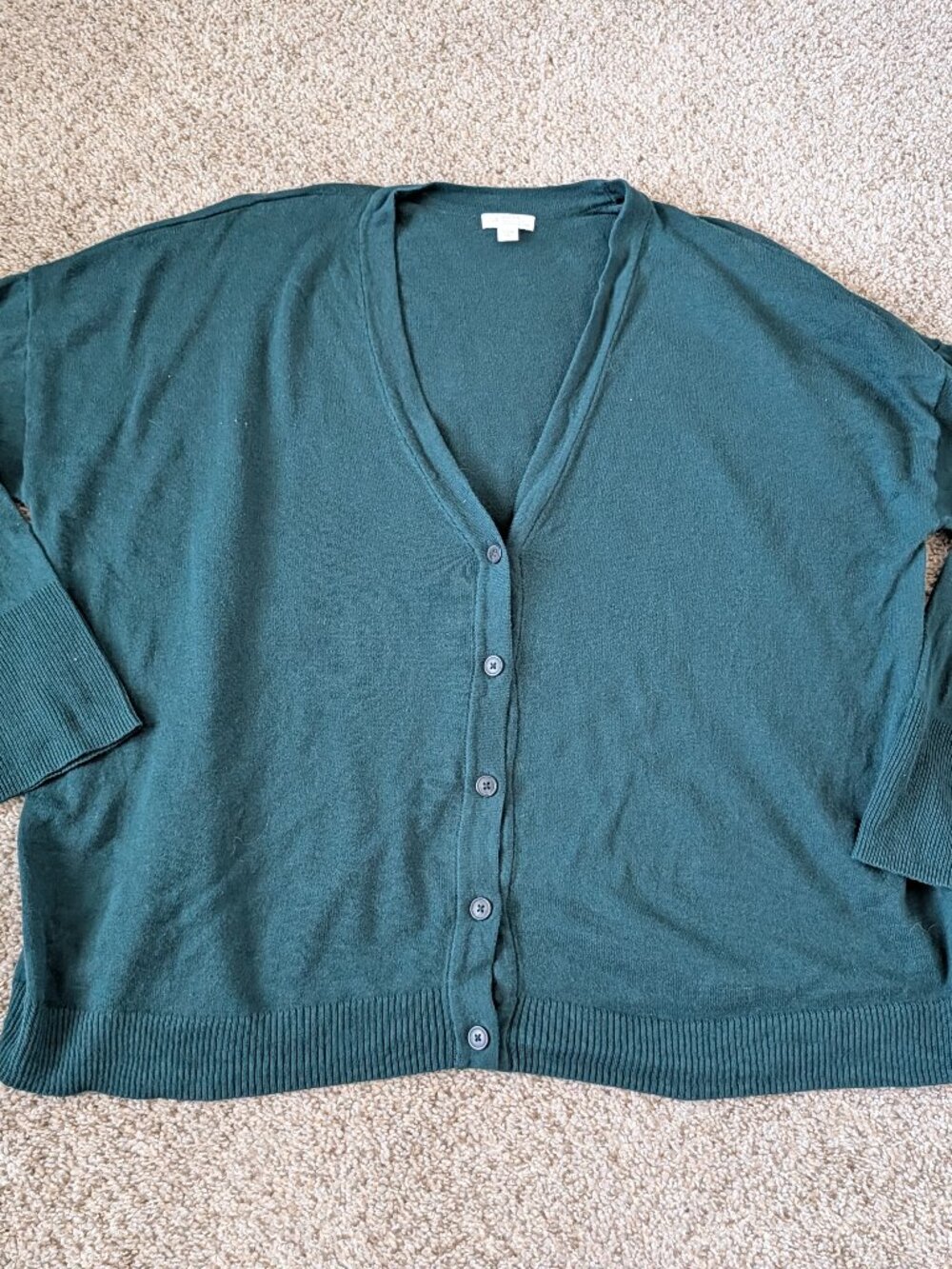 GUC Dark Green J Jill Cardigan XL Tall